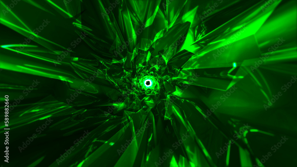 Poster colorful tunnel background. abstract circular tunnel. vortex tunnel. wormhole. abstract background w