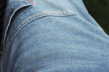 Fototapeta premium 夕方のジーンズ 