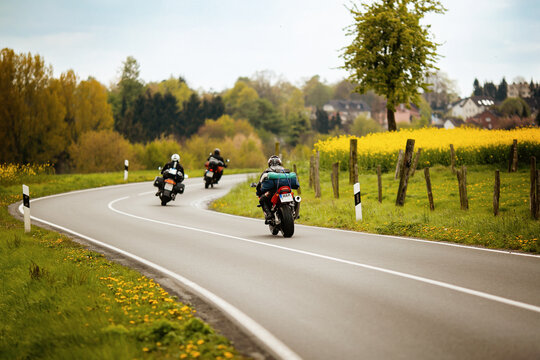 Motorradausflug im Fr&uuml;hling.