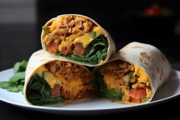 chicken wrap, Generative AI