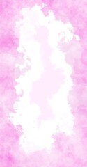 Fototapeta na wymiar illustration of spilled watercolor pink paint isolated on white background