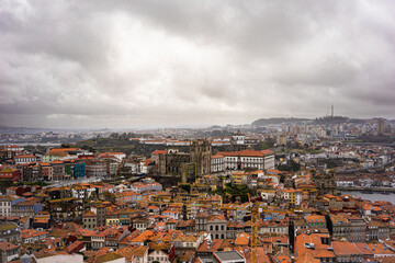 Vista dall'alto della città di Porto, Portogallo