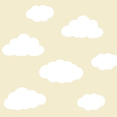 Sky and clouds pastel Background