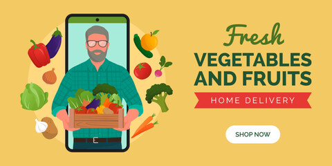 Buy fresh vegetables and fuits online