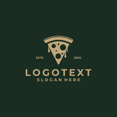 awesome pizza logo design