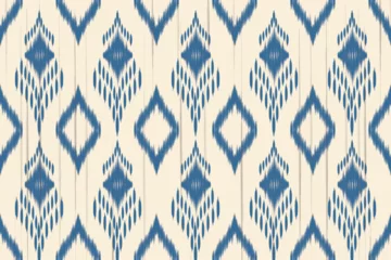 Fototapete Boho-Stil ikat Abstract Ethnic art. Seamless pattern in tribal, folk embroidery, and Mexican style. Aztec geometric art ornament print.Design for carpet, cover.wallpaper, wrapping, fabric, clothing