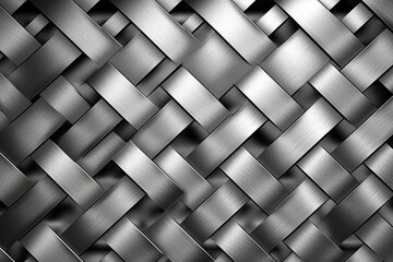 metallic weave pattern background. Generative AI