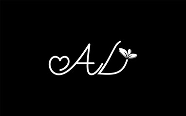 Nutrition logo and green healthy love leaf symbol with love font logo design. Heart sign leaf nature logo. Green eco letters logo