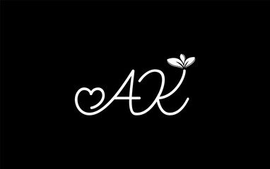 Nutrition logo and green healthy love leaf symbol with love font logo design. Heart sign leaf nature logo. Green eco letters logo