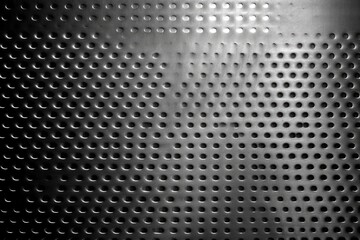 metallic texture in black and white. Generative AI