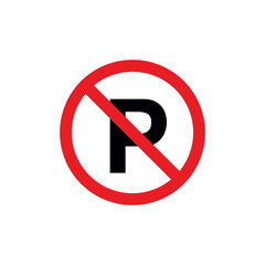 Circle Traffic Sign, Road Sign Vector Template