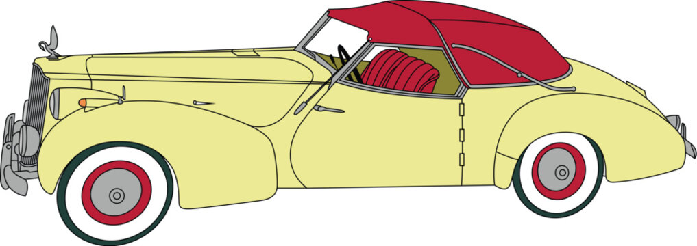 retro motor classic car