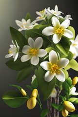 Jasmine Flower Sea: A Stunning Super CG Rendering of Nature's Beauty