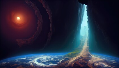 Earth's Inevitable Journey Through a Mysterious Portal