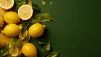 Natural lemonade background. Illustration AI Generative