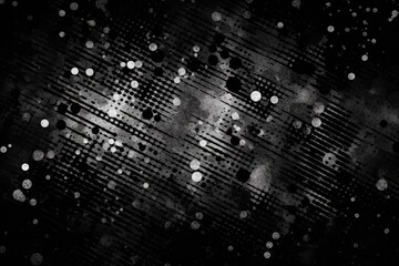 black and white abstract light pattern. Generative AI