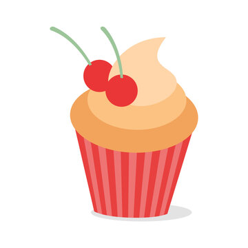 cupcake flat design style with good quality