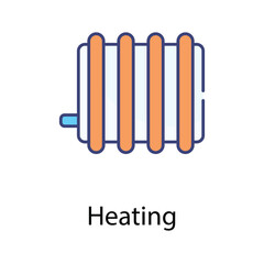 Heating icon. Suitable for Web Page, Mobile App, UI, UX and GUI design