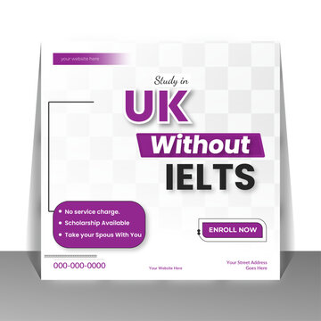 IELTS  Social Media Post Design