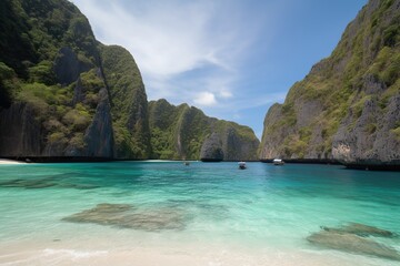 Fototapeta premium Maya Bay Thailand, generative artificial intelligence