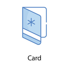 Card icon. Suitable for Web Page, Mobile App, UI, UX and GUI design