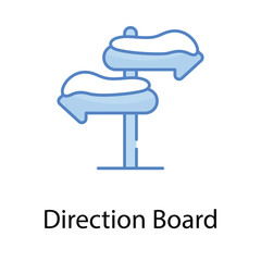 Direction Board icon. Suitable for Web Page, Mobile App, UI, UX and GUI design