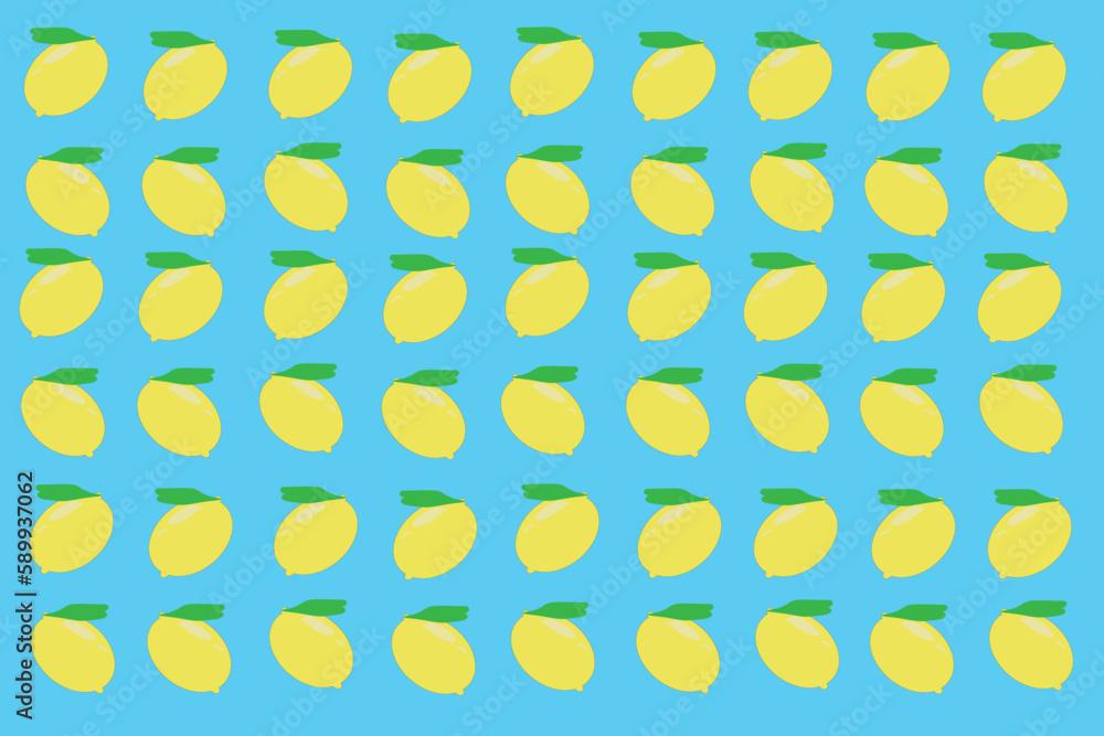 Poster seamless lemon pattern texture background