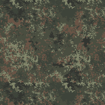 Seamless Flecktarn Camouflage Pattern