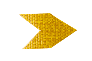 Light reflective tape strips isolated on transparent background, crumpled plastic sticky snips texture overlay