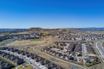 Aerial view of some building in Cast Rock area