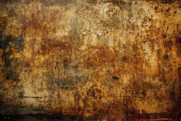 heavily rusted metal surface with texture and detail. Generative AI