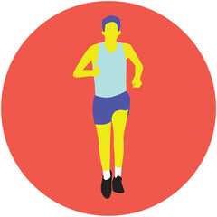 JO- icone, homme marathon