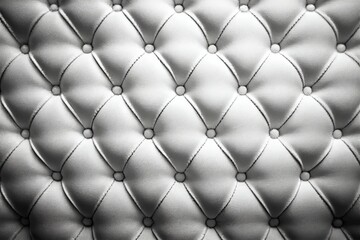 Quilted Leather Texture in White: A Luxurious and Elegant Design for Fashion and Interior Applications