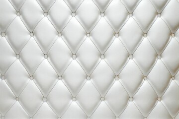 Quilted Leather Texture in White: A Luxurious and Elegant Design for Fashion and Interior Decor