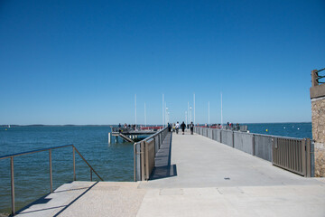 une jetée à Arcachon