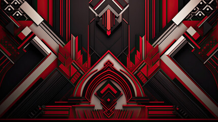 A dynamic and bold art deco inspired background