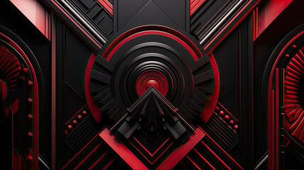 A dynamic and bold art deco inspired background