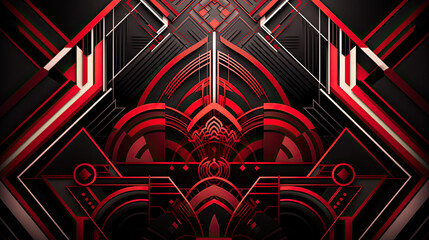 A dynamic and bold art deco inspired background