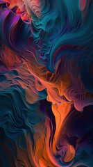 abstract background with waves