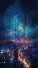 Obraz na płótnie Canvas abstract background with space 
