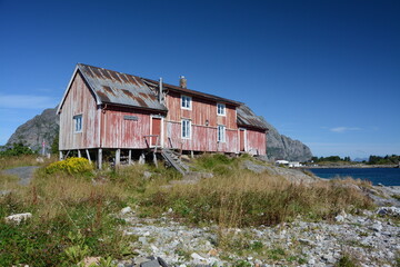 Alte Fischerhütte auf den Lofoten