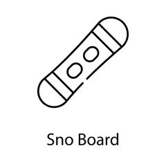 Sno Board icon. Suitable for Web Page, Mobile App, UI, UX and GUI design
