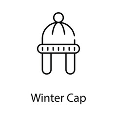 Winter Cap icon. Suitable for Web Page, Mobile App, UI, UX and GUI design