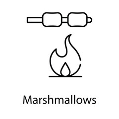 Marshmallows icon. Suitable for Web Page, Mobile App, UI, UX and GUI design