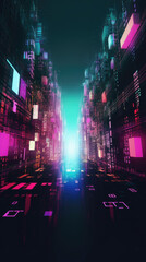 Obraz premium lights in the city 