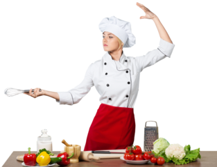Beautiful cookery chef cook cooking female woman