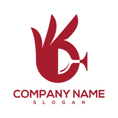 finger glass logo for company