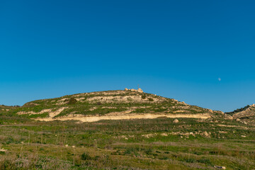 Miġra Ferħa (limits of Baħrija, Malta) and its surroundings