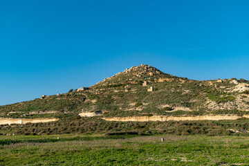 Miġra Ferħa (limits of Baħrija, Malta) and its surroundings