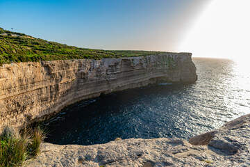 Miġra Ferħa (limits of Baħrija, Malta) and its surroundings